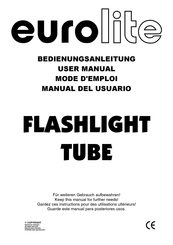 EuroLite FLASHLIGHT TUBE Mode D'emploi