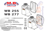 M&B Engineering WB 255 Manuel D'instructions