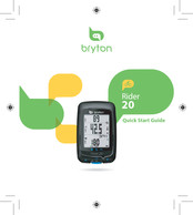 Bryton Rider 20 Guide De Démarrage Rapide