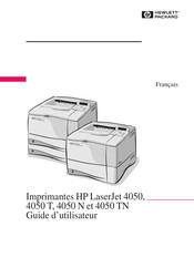 HP LaserJet 4050 T Guide De L'utilisateur