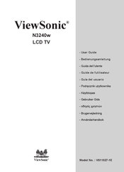 ViewSonic N3240w Guide De L'utilisateur