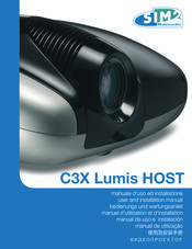 Sim2 Multimedia C3X Lumis Manuel D'utilisation Et D'installation