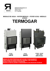 Rocal TERMOGAR GN70 W1552 Notice D'installation Et D'utilisation