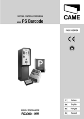 CAME PSC7000/1 Série Manuel D'installation