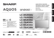 Sharp Aquos LC-70UH30U Mode D'emploi