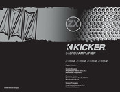 Kicker ZX550.2 Manuel D'utilisation