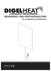 DIGEL HEAT IRBH-Serie Instructions D'utilisation Et De Montage