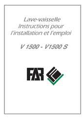 FAR V 1500 S Instructions Pour L'installation Et L'emploi
