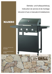 i like GRILL 361.186.01 Instructions De Service Et De Montage