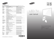 Samsung UE48H5000 Mode D'emploi