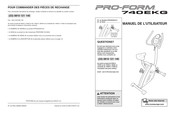 Pro-Form 740EKG Manuel De L'utilisateur
