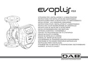 DAB EVOPLUS B 40/450.100 M Instructions Pour L'installation Et La Maintenance