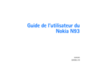 Nokia N93 Guide De L'utilisateur