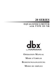 Harman dbx2231 Mode D'emploi