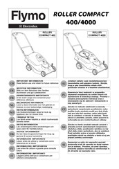 Electrolux Flymo ROLLER COMPACT 400 Manuel D'instructions