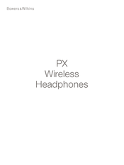 Bowers & Wilkins PX Manuel D'utilisation