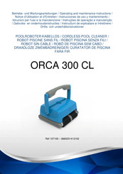 Orca 300 CL Notice D'utilisation Et D'entretien