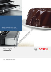 Bosch CBG675B 1 Série Notice D'utilisation