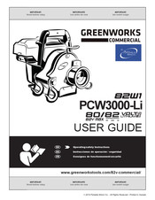 Portable Winch GREENWORKS COMMERCIAL PCW3000-Li Mode D'emploi