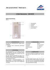 3B SCIENTIFIC PHYSICS U8410450 Instructions D'utilisation