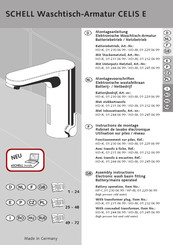 Schell CELIS E HD-K 01 230 06 99 Instructions De Montage