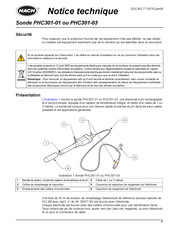 Hach PHC301-03 Notice Technique