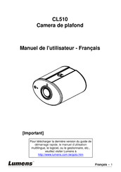 Lumens CL510 Manuel De L'utilisateur