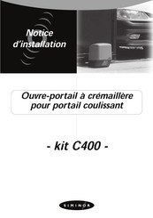 SIMINOR C400 Notice D'installation