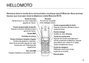 Motorola W375 Mode D'emploi