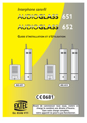 Extel AUDIOGLASS 651 Guide D'installation