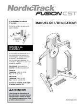 NordicTrack FUSION CST Manuel De L'utilisateur