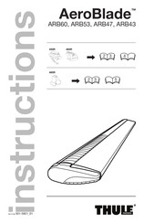 Thule AeroBlade ARB47 Instructions