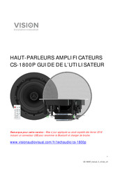 Vision CS-1800P Guide De L'utilisateur