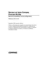 Compaq ProLiant BL20p Manuel D'installation Et De Configuration