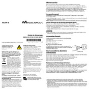 Sony Walkman NWD-B103 Guide De Démarrage