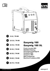 GYS Easymig 160 Mode D'emploi