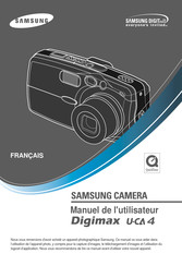 Samsung Digimax U-CA 4 Manuel De L'utilisateur