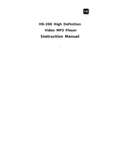 Hip Street HS-200 Guide D'utilisation