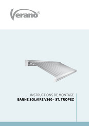 VERANO ST. TROPEZ V360 Instructions De Montage