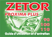 Zetor PROXIMA PLUS 90 Guide D'utilisation Et D'entretien