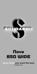 Scubapro Nova 850 WIDE Mode D'emploi