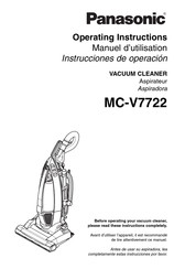 Panasonic MC-V7722 Manuel D'utilisation