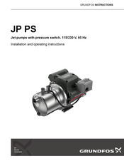 Grundfos JP PS Notice D'installation Et De Fonctionnement