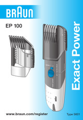 Braun Exact Power EP 100 Mode D'emploi
