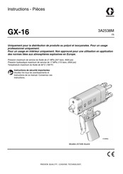 Graco GX-16 Instructions