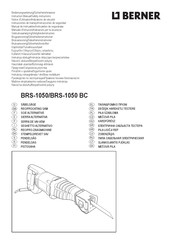 Berner BRS-1050 Notice D'utilisation