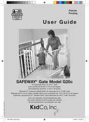 Kidco SAFEWAY G20c Guide D'utilisation