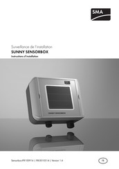 SMA Solar Technology SUNNY SENSORBOX Instructions D'installation