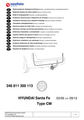 Westfalia Automotive 346 811 300 113 Notice De Montage Et D'utilisation