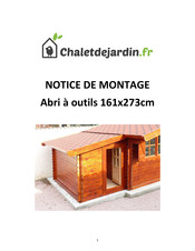 Chalet-Jardin OLIVIA Notice De Montage